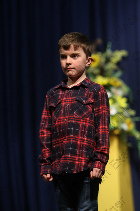 Feis22032018Thu27 
 27
Oliver Yealerton performing.
 Labhairt na Filíocht agus Míreanna Drámaíochta Class: 517: “Corn Helen” Bhéarslabhairt 7 Bliana D’Aois Nó Faoina Roinn 2 Feis Maitiú 92nd Festival held in Fr. Mathew Hall. EEjob 22/03/2018 Picture: Gerard Bonus