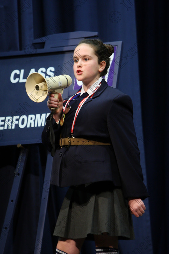 Feis19022018Mon25 
 25
Hannah Nolan performing a scene from “Matilda” as Miss Trunchbull which won her a Bronze Meddle.
 Speech and Drama Class: 327: “The Hartland Memorial Perpetual Trophy” Dramatic Solo 12YearsandUnder –Section 1 Feis Maitiú 92nd Festival held in Fr. Mathew Hall. EEjob 19/02/2018 Picture: Gerard Bonus.