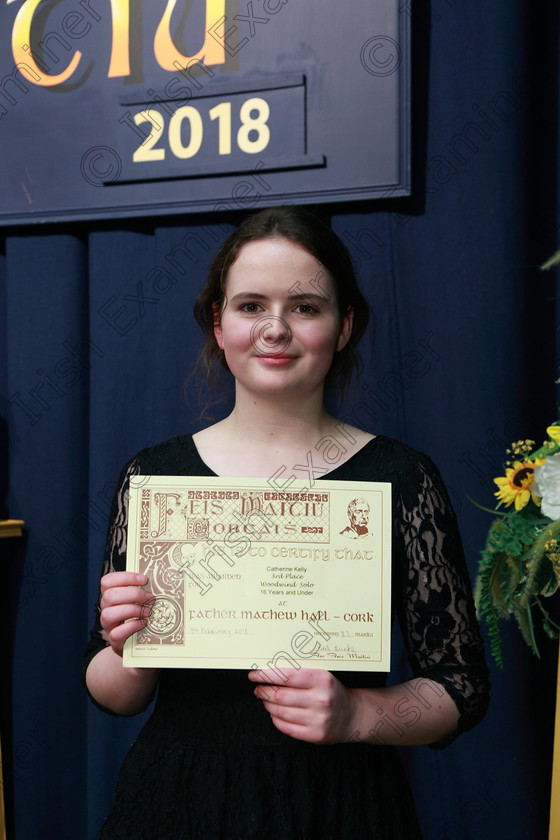 Feis09022018Fri28 
 28
Joint 3rd place Catherine Kelly from Innishannon.
 Instrumental Music Class: 212: Woodwind Solo16 Years and Under Feis Maitiú 92nd Festival held in Fr. Mathew Hall. EEjob 09/02/2018 Picture: Gerard Bonus.