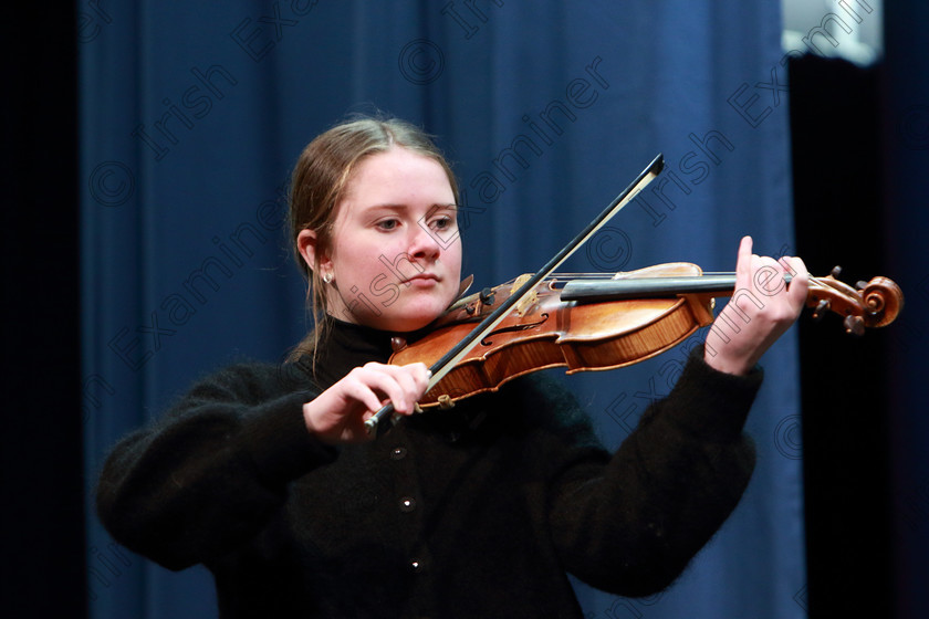Feis01022020Sat50 
 50
Sinead Fleming from Glasheen playing “Bolaro”.

Class:239: Volin Solo 14 Years and Under Schumann – Zart und mit Ausdruck No.1 from ‘Fantasiestücke’ Feis20: Feis Maitiú festival held in Fr. Mathew Hall: EEjob: 01/02/2020: Picture: Ger Bonus.