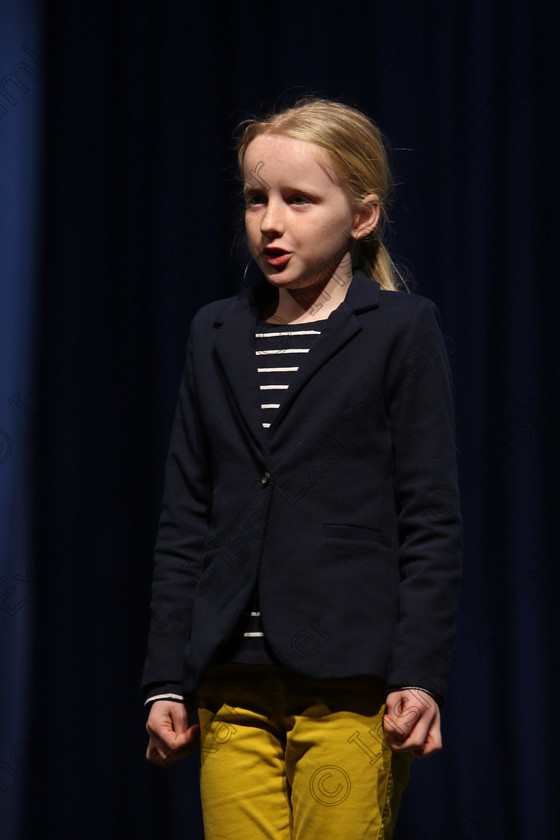 Feis22032018Thu01 
 1
Síofra Doyle from Glanmire giving a Bronze performance 
 Labhairt na Filíocht agus Míreanna Drámaíochta Class: 516: Bhéarslabhairt 9 Bliana D’Aois Nó Faoina Roinn 2 Feis Maitiú 92nd Festival held in Fr. Mathew Hall. EEjob 22/03/2018 Picture: Gerard Bonus