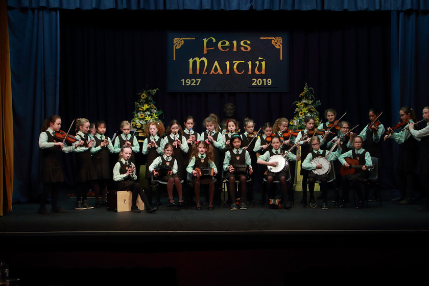 Feis12022019Tue33 
 33~38
St Catherine’s NS Bishopstown performing

Class: 284: “The Father Mathew Street Perpetual Trophy” Primary School Bands –Mixed Instruments Two contrasting pieces.

Feis Maitiú 93rd Festival held in Fr. Mathew Hall. EEjob 12/02/2019. Picture: Gerard Bonus