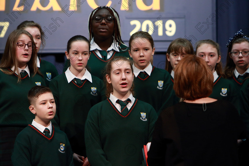 Feis27022019Wed15 
 14~16
Cashel Community School singing “Alleluia Amen” conducted by Helen Colbert.

Class: 77: “The Father Mathew Hall Perpetual Trophy” Sacred Choral Group or Choir 19 Years and Under Two settings of Sacred words.
Class: 80: Chamber Choirs Secondary School

Feis Maitiú 93rd Festival held in Fr. Mathew Hall. EEjob 27/02/2019. Picture: Gerard Bonus