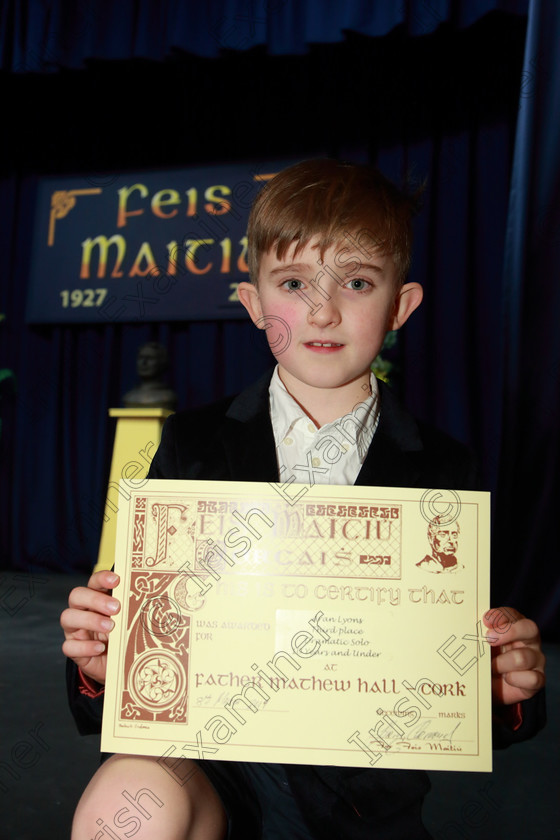 Feis08032019Fri20 
 20
3rd place Oran Lyons from Bishopstown.

Class: 328: “The Fr. Nessan Shaw Memorial Perpetual Cup” Dramatic Solo 10YearsandUnder –Section 1 A Solo Dramatic Scene not to exceed 4 minutes.

Feis Maitiú 93rd Festival held in Fr. Mathew Hall. EEjob 08/03/2019. Picture: Gerard Bonus