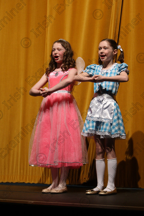 Feis24032018Sat33 
 33~36
Aisling Hyde and Laoise Aherne performing a part of from “The Wizard of Oz” from The Book.
 Speech and Drama Class: 312: Dramatic Duo 10 Years and Under Feis Maitiú 92nd Festival held in Fr. Mathew Hall. EEjob 24/03/2018 Picture: Gerard Bonus