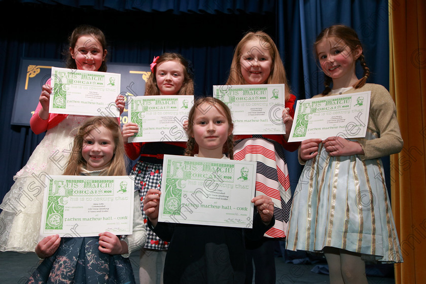 Feis24022018Sat08 
 8
Commended Abbie Griffin, Lily Olden, Kate Harney, Caoimhe O’Sullivan, Jessica O’Sullivan and jenny Murphy.
 Speech and Drama Class: 367: Solo Verse Speaking Girls 8 Years and Under Section 2 Feis Maitiú 92nd Festival held in Fr. Mathew Hall. EEjob 24/02/2018 Picture: Gerard Bonus.