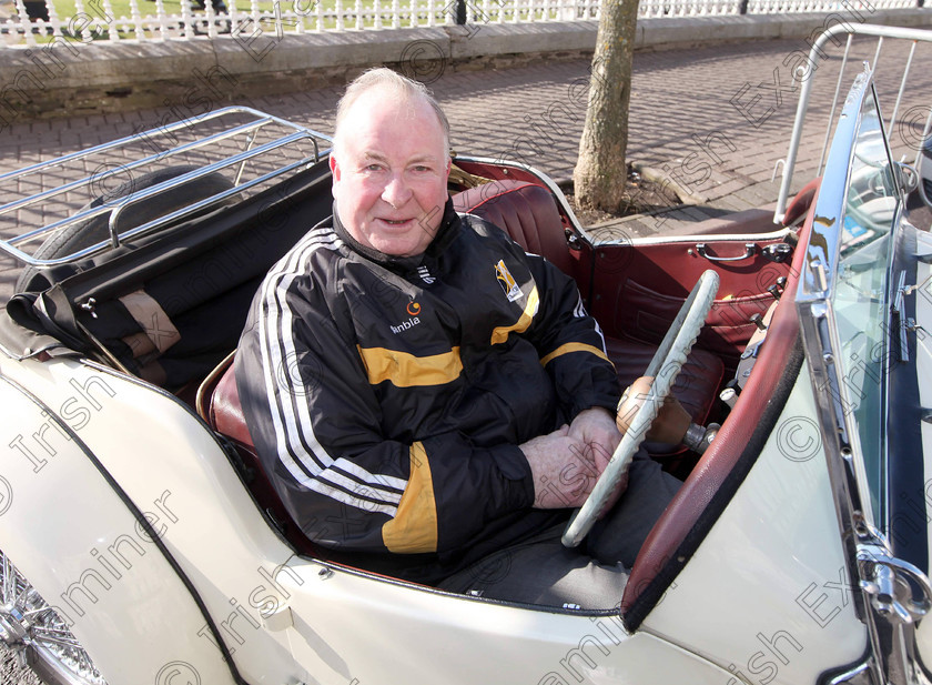 JH Cobh Car Show 01 
 ECHO NEWS: 14/04/2012; Jim Byrne, Glanmire, in his 1954 MGTF at a special veteran Vintage and Classic Car show and run in Cobh during commemorations to mark the 100th anniversary of the sinking of RMS Titanic. Picture; John Hennessy (Further Info, Dick O'Brien, Cobh Classic Car Club, 086 1255709)