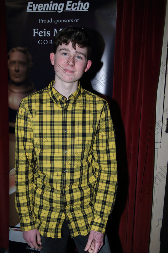 Feis31012019Thur31 
 31
Performer Tom O’Donovan from Castletownbere.

Class: 164: Piano Solo 14 Years and Under (a) Schezo in B Flat D.593 No.1 (b) Contrasting piece of own choice not to exceed 3 minutes.

Feis Maitiú 93rd Festival held in Fr. Matthew Hall. EEjob 31/01/2019. Picture: Gerard Bonus