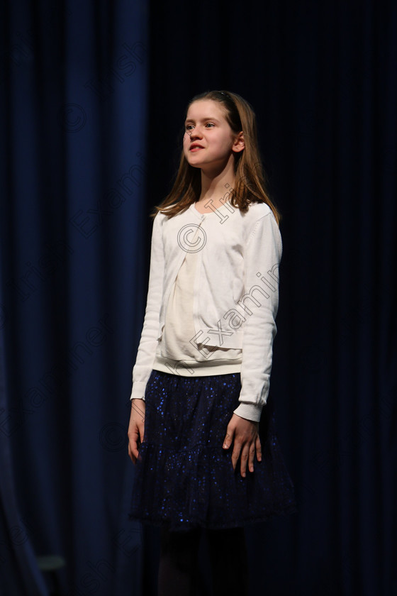 Feis22022018Thu13 
 13
Sadhbh O’Brien performing.
 Speech and Drama Classes: 363: Solo Verse Speaking Girls 12 Years and Under –Section 1
Feis Maitiú 92nd Festival held in Fr. Mathew Hall. EEjob 22/02/2018 Picture: Gerard Bonus.