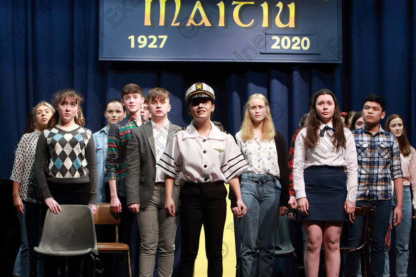 Feis26022020Wed70 
 67~70
Montfort College of Performing Arts performing “Come From Away”

Class:101: “The Hall Perpetual Cup” Group Actions Song 14 Years and Over

Feis20: Feis Maitiú festival held in Father Mathew Hall: EEjob: 26/02/2020: Picture: Ger Bonus.