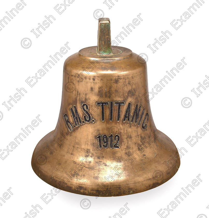 US Titanic 4 
 In this Feb. 27, 2012 photo provided by Bonhams Auction House, the bell used to sound the alarm about the approaching iceberg in the 1958 film 'A Night to Remember,' is shown. The bell will be put up on the block by Bonhams during their 'R.M.S. Titanic: 100 Years of Fact and Fiction' auction in New York on Sunday, April 15, 2012. (AP Photo/Bonhams Auction House)