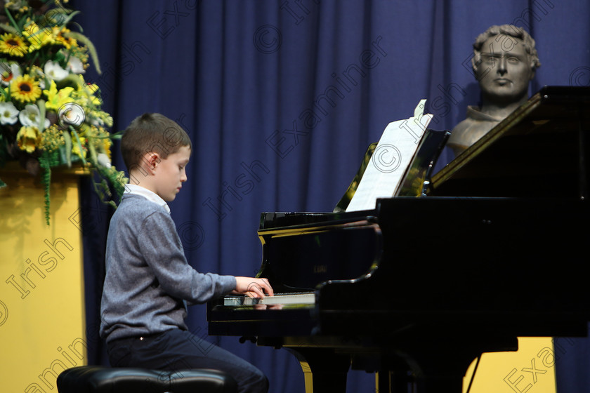 Feis02022018Fri17 
 17
Declan Beechinor from Farran giving a Silver Medal performance.
 Instrumental Music Class: 187: Piano Solo 9 Years and Under –Confined Feis Maitiú 92nd Festival held in Fr. Matthew Hall. EEjob 02/02/2018 Picture: Gerard Bonus.