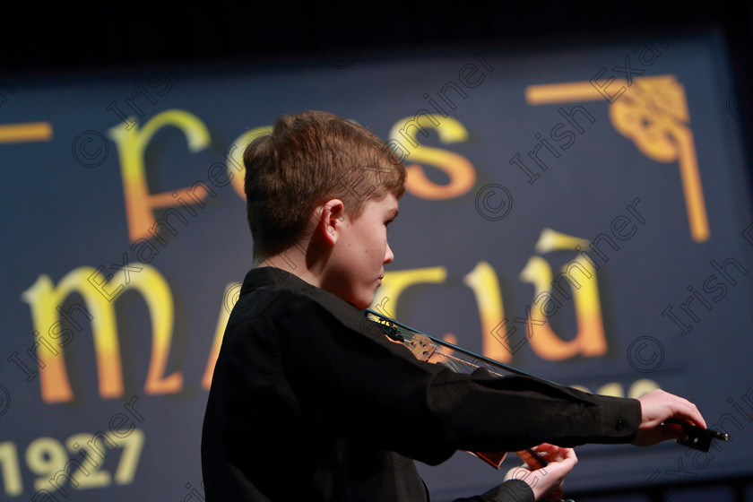 Feis0602109Wed03 
 3~4
Calum Byers from Glanmire performing.

Class: 258: Viola Solo 14Yearsand Under (a) Bridge – Spring Song from, 10 Pieces for Viola & Piano Vol.2 (Thames). (b) Contrasting piece not to exceed 4 minutes.

Feis Maitiú 93rd Festival held in Fr. Matthew Hall. EEjob 06/02/2019. Picture: Gerard Bonus