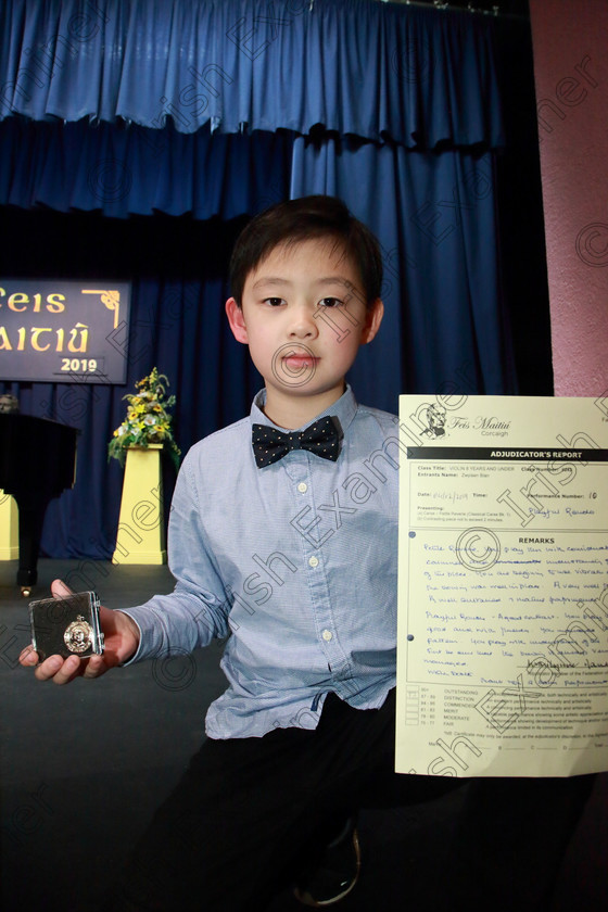 Feis0402109Mon09 
 9
Silver Medallist Zwyisen Bian from Limerick.

Class: 242: Violin Solo 8 Years and Under (a) Carse–Petite Reverie (Classical Carse Bk.1) (b) Contrasting piece not to exceed 2 minutes.

Feis Maitiú 93rd Festival held in Fr. Matthew Hall. EEjob 04/02/2019. Picture: Gerard Bonus