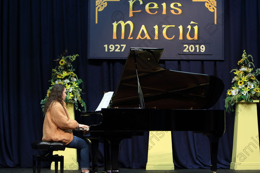 Feis0202109Sat12 
 12
Ellen Fahy performing.

Class: 183: Piano Solo 16 Years and Over –Confined Two contrasting pieces not exceeding 5 minutes.

Feis Maitiú 93rd Festival held in Fr. Matthew Hall. EEjob 02/02/2019. Picture: Gerard Bonus