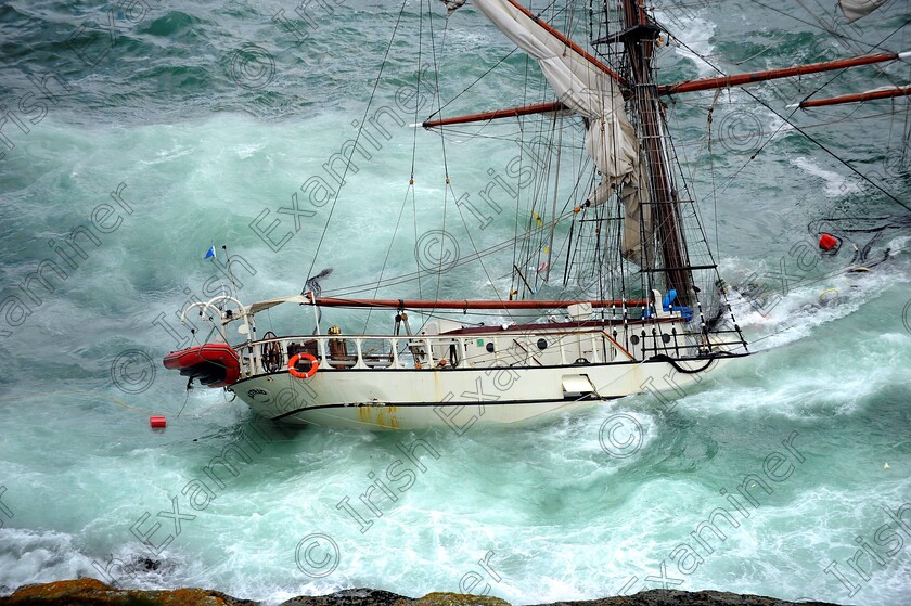 Astrid-ship-3 
 XXjob 24/07/2013 NEWS The Dutch training ship Astrid on the Rocks near the entrance to Oysterhaven Harbour.
Picture: Denis Scannell