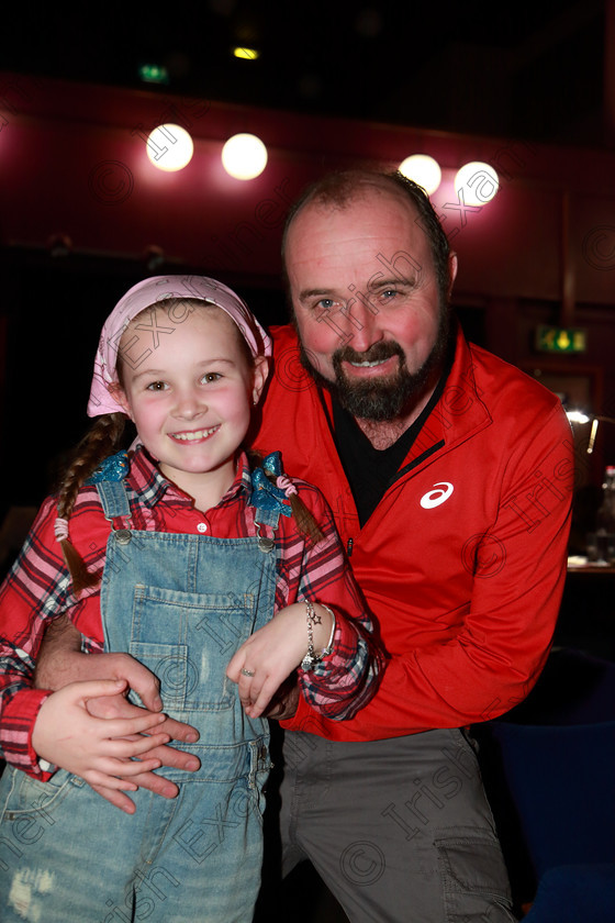 Feis07022020Fri67 
 67
Performer Cairlín Cotter from Coachford with her dad Kieran.

Class:114: “The Henry O’Callaghan Memorial Perpetual Cup” Solo Action Song 10 Years and Under

Feis20: Feis Maitiú festival held in Father Mathew Hall: EEjob: 07/02/2020: Picture: Ger Bonus.