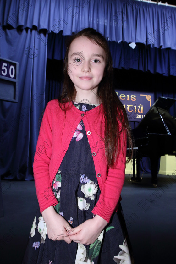 Feis01022019Fri21 
 21
Joint 3rd place went to Lauren Casey.

Class: 167: Piano Solo: 8Years and Under (a) Schumann – Wilder Reiter (Album for the Young, Op.68). (b) Contrasting piece of own choice not to exceed 2 minutes.
 Feis Maitiú 93rd Festival held in Fr. Matthew Hall. EEjob 01/02/2019. Picture: Gerard Bonus
