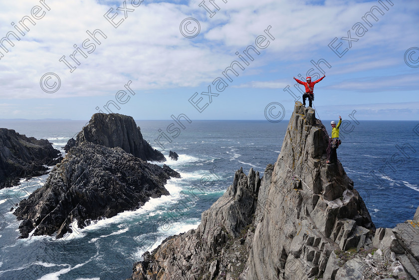 Topofpinn-1 
 Wild Atlantic Play!

Two climbers, enjoying the awesome surroundings at Malin Head, Ireland's most Northerly Point.Picture: Bren Whelan