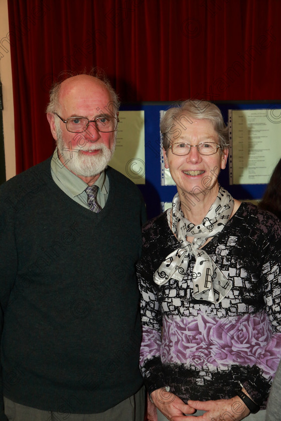 Feis08022019Fri12 
 12
Official Accompanist: Colin Nicholls with his wife Angela.

Feis Maitiú 93rd Festival held in Fr. Matthew Hall. EEjob 08/02/2019. Picture: Gerard Bonus