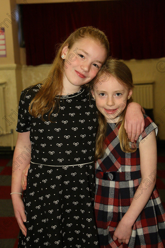 Feis22032018Thu10 
 10
Performer in Class Under 9 years with her sister who performed in the Under 7 Class from Glanmire.
 Labhairt na Filíocht agus Míreanna Drámaíochta Class: 516: Bhéarslabhairt 9 Bliana D’Aois Nó Faoina Roinn 2 Feis Maitiú 92nd Festival held in Fr. Mathew Hall. EEjob 22/03/2018 Picture: Gerard Bonus