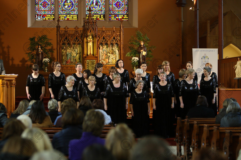 Feis04022018Sun71 
 71~76
The Voices conducted by Mary Pedder Daly 
 Holy Trinity Capuchin Church Adult Choirs Class: 78: “The Lynch Memorial Perpetual Cup” Adult Vocal Choirs Two Contrasting Songs Feis Maitiú 92nd Festival held in Fr. Matthew Hall. EEjob 02/02/2018 Picture: Gerard Bonus.