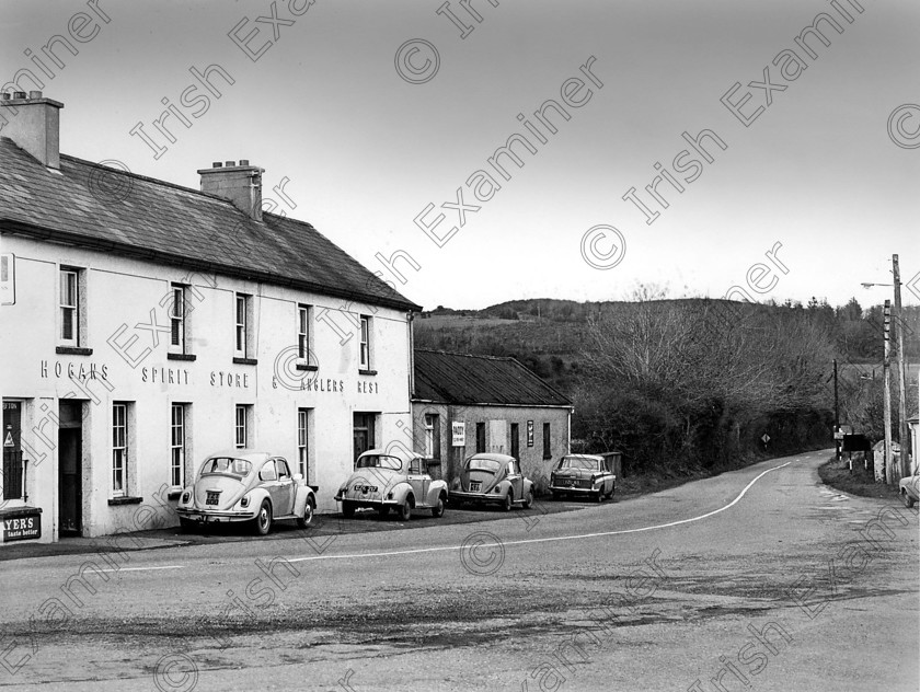 922993 922993 
 For 'READY FOR TARK'
The village of Carrigadrohid, near Macroom, Co. Cork in the mid-1960s old black and white west cork