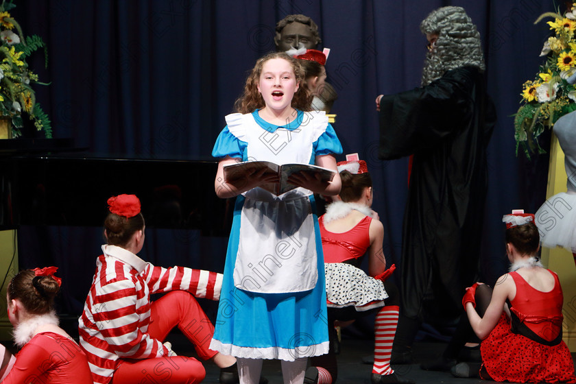 Feis12022019Tue45 
 45~46
CADA Performing Arts with Faye Gibson as Alice performing Alice in the underworld.

Class: 102: “The Juvenile Perpetual Cup” Group Action Songs 13 Years and Under A programme not to exceed 10minutes.

Feis Maitiú 93rd Festival held in Fr. Mathew Hall. EEjob 12/02/2019. Picture: Gerard Bonus