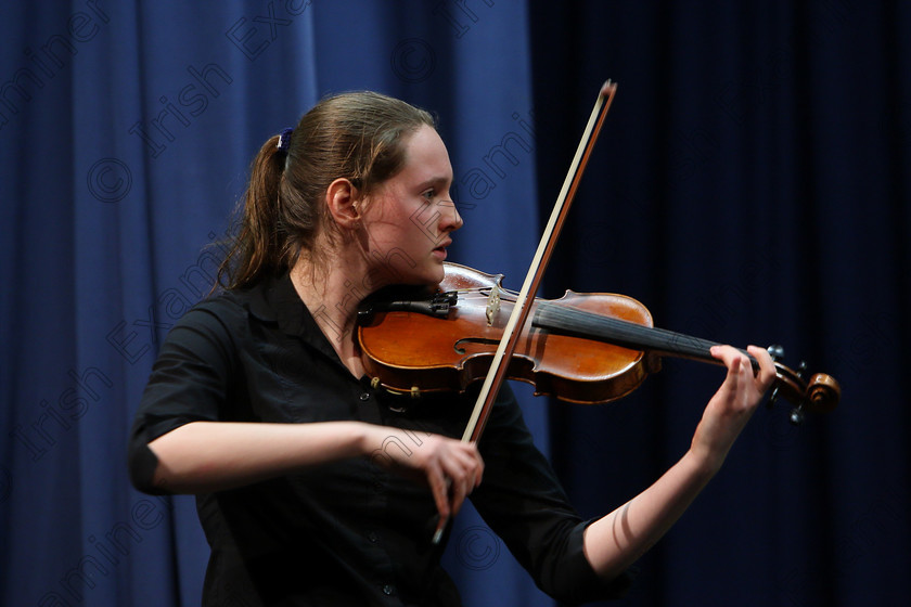 Feis31012018Wed36 
 36
Róisín Hynes from Blackrock performing Kabalevsky 1st movement.
 Instrumental Music; Class: 236 “The Shanahan & Co. Perpetual Cup”: Advance Violin, one movement from a Concerto; Feis Maitiú 92nd Festival held in Fr. Matthew Hall. EEjob 31/01/2018. Picture: Gerard Bonus.