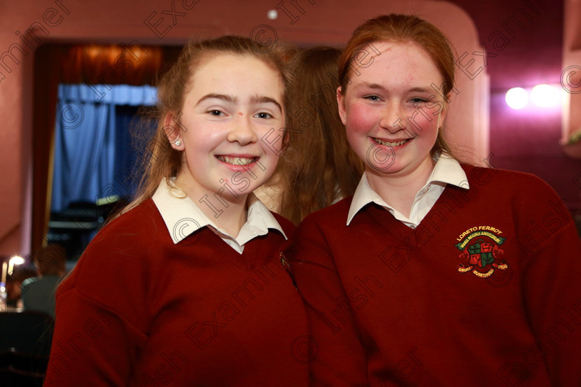 Feis27022019Wed49 
 49
Sarah O’Connell and Aoibhínn Kiely from Loreto Fermoy.

Class: 83: “The Loreto Perpetual Cup” Secondary School Unison Choirs

Feis Maitiú 93rd Festival held in Fr. Mathew Hall. EEjob 27/02/2019. Picture: Gerard Bonus
