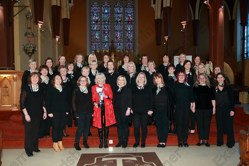 Feis04022018Sun81 
 81~82
Sonatina Music Winners of the “The Wm. Egan Perpetual Cup” with Music Director Pat Sheehan-Corbett.
Holy Trinity Capuchin Church Adult Choirs Class: 76: “The Wm. Egan Perpetual Cup” Adult Sacred Choral Group or Choir Feis Maitiú 92nd Festival held in Fr. Mathew Hall. EEjob 04/02/2018 Picture: Gerard Bonus.