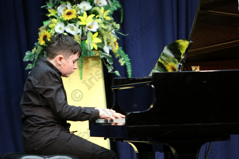 Feis31012019Thur01 
 1 
Jack Crohan from Kerry performing set piece.

Feis Maitiú 93rd Festival held in Fr. Matthew Hall. EEjob 31/01/2019. Picture: Gerard Bonus

Class: 165: Piano Solo 12YearsandUnder (a) Prokofiev –Cortege de Sauterelles (Musique d’enfants). (b) Contrasting piece of own choice not to exceed 3 minutes.