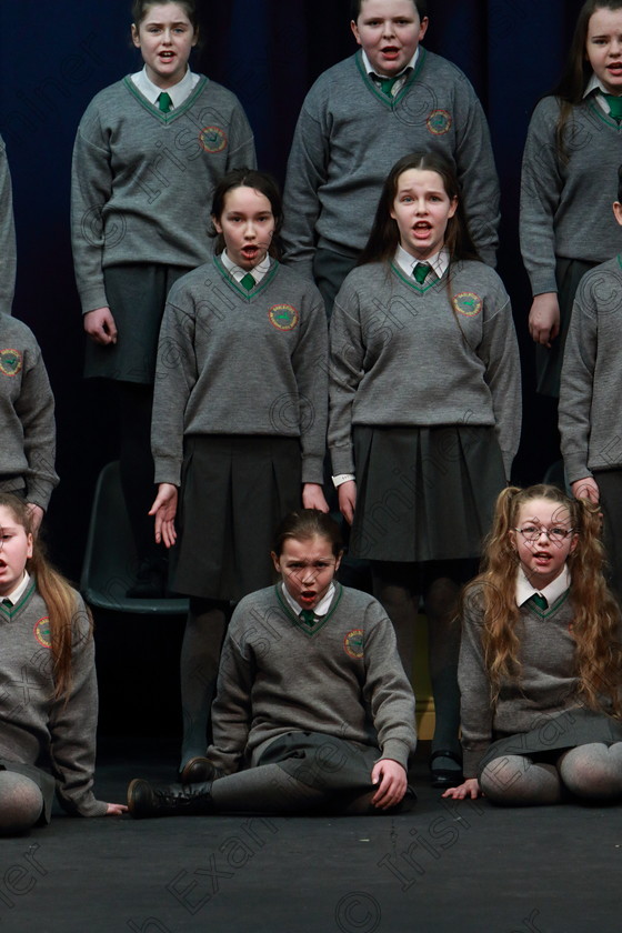 Feis12032020Thur21 
 16~23
Cup Winners an Teaghlaigh Naofa Ballyphehane performing Sick.

Class:474: “The Junior Perpetual Cup” 6th Class Choral Speaking

Feis20: Feis Maitiú festival held in Father Mathew Hall: EEjob: 12/03/2020: Picture: Ger Bonus.