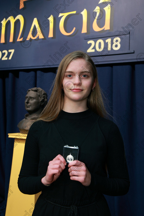 Feis09022018Fri24 
 24
Silver Medallist Holly Nagle from Douglas Road.
 Instrumental Music Class: 212: Woodwind Solo16 Years and Under Feis Maitiú 92nd Festival held in Fr. Mathew Hall. EEjob 09/02/2018 Picture: Gerard Bonus.