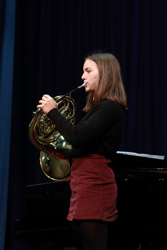 Feis13022019Wed29 
 29
Abigail Carey playing “Romance” on French Horn.

Class 203: “The Billy McCarthy Memorial Perpetual Cup”16 Years and Under Programme not to exceed 10 minutes.

Feis Maitiú 93rd Festival held in Fr. Mathew Hall. EEjob 13/02/2019. Picture: Gerard Bonus