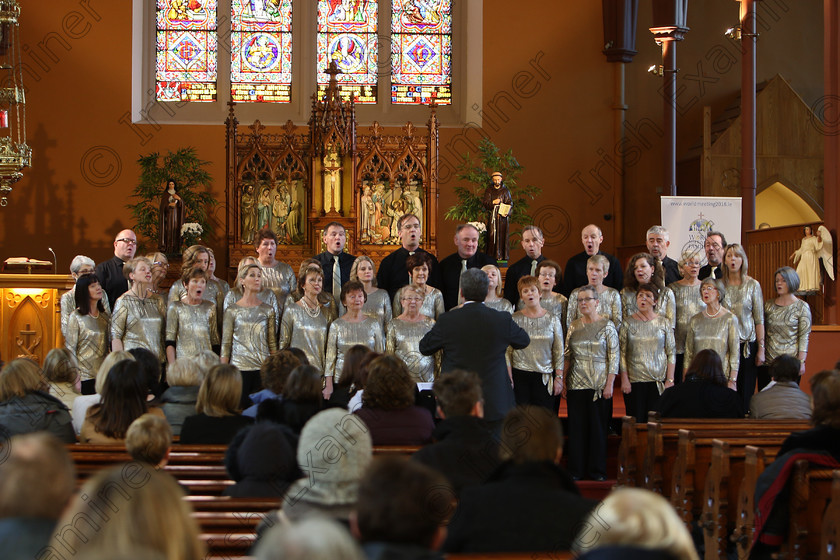 Feis04022018Sun35 
 33~38
Cor Mhagh Ealla conducted by John Casey 
 Holy Trinity Capuchin Church Adult Choirs Class: 76: “The Wm. Egan Perpetual Cup” Adult Sacred Choral Group or Choir Feis Maitiú 92nd Festival held in Fr. Matthew Hall. EEjob 02/02/2018 Picture: Gerard Bonus.