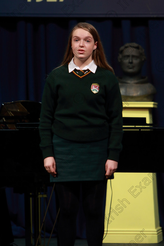 Feis04032019Mon06 
 6
Bronze performance by Kate Hogan from Blackrock.

Class: 53: Girls Solo Singing 13 Years and Under–Section 2John Rutter –A Clare Benediction (Oxford University Press).

Feis Maitiú 93rd Festival held in Fr. Mathew Hall. EEjob 04/03/2019. Picture: Gerard Bonus