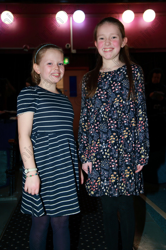 Feis30012018Tue39 
 39
Performers; Grace O’Connell and Eve Flynn from Glanmire. 
 EEjob 30/01/2018 
Feis Maitiú 92nd Festival held in Fr. Matthew Hall 
Picture: Gerard Bonus

Instrumental Music. 
Class: 251: and 149 Violoncello Solo 10 years and 14 and under.