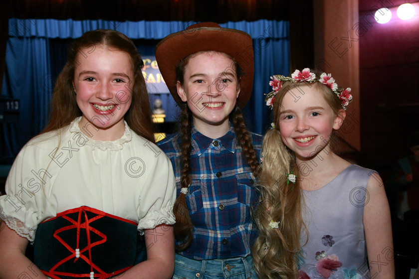 Feis05032018Mon41 
 41
Performers Kate McSweeney from Clougheen, Leah Murphy from Whitechurch and Sophia Herlihy from Ballinhassig.
 Singing and School Choirs Class: 113: “The Edna McBirney Memorial Perpetual Award” Solo Action Song 12 Years and Under Section 1 Feis Maitiú 92nd Festival held in Fr. Mathew Hall. EEjob 05/03/2018 Picture: Gerard Bonus.