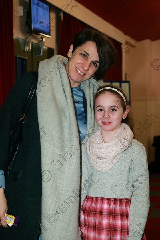 Feis07022018Wed06 
 6
Performer Yvie Lynch from Bishopstown with her mum Elaine.
 Instrumental Music Class: 167: Piano Solo8 Years and Under Feis Maitiú 92nd Festival held in Fr. Mathew Hall. EEjob 05/02/2018 Picture: Gerard Bonus.