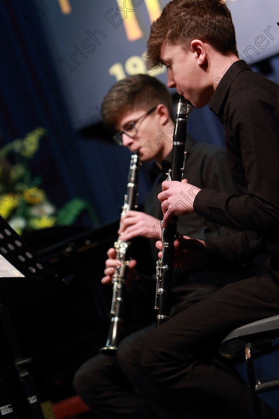 Feis10022019Sun49 
 49
The Buffet Clarinets performing James Kelleher & Cormac Flynn

Class: 269: “The Lane Perpetual Cup” Chamber Music 18 Years and Under
Two Contrasting Pieces, not to exceed 12 minutes

Feis Maitiú 93rd Festival held in Fr. Matthew Hall. EEjob 10/02/2019. Picture: Gerard Bonus