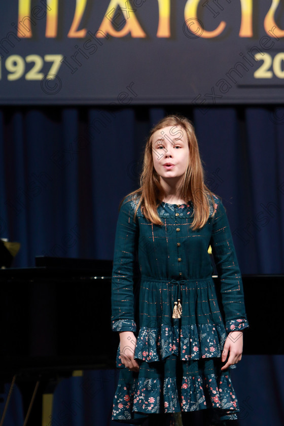 Feis26022019Tue37 
 37
Third Place: Isabelle Moore singing.

Class: 53: Girls Solo Singing 13 Years and Under–Section 1 John Rutter –A Clare Benediction (Oxford University Press).

Feis Maitiú 93rd Festival held in Fr. Mathew Hall. EEjob 26/02/2019. Picture: Gerard Bonus