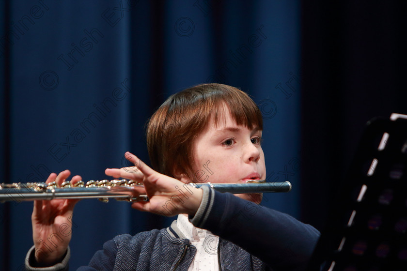 Feis11022019Mon02 
 2~3
Des Murphy playing “Come Sing Together” as part of his Programme.

Class: 215: Woodwind Solo 10 Years and Under Programme not to exceed 4 minutes.

Feis Maitiú 93rd Festival held in Fr. Matthew Hall. EEjob 11/02/2019. Picture: Gerard Bonus
