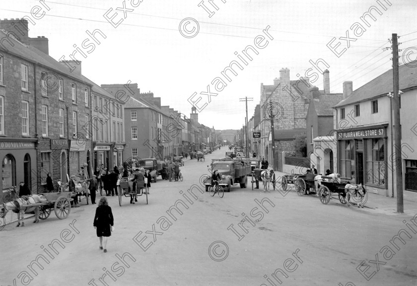 798154 798154 
 For 'READY FOR TARK'
Main Street, Midleton, Co. Cork in 1935 Ref. 753D old black and white towns streets