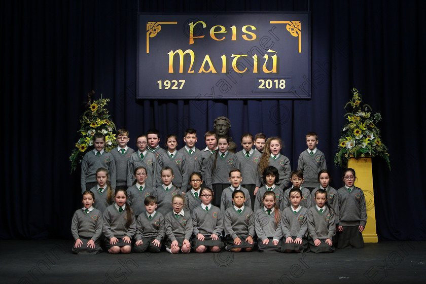 Feis23022018Fri11 
 6~14
An Teaghlaigh Ballyphehane performing.
 Speech and Drama Class: 476: “The Peg O’Mahony Memorial Perpetual Cup” Choral Speaking 4th Class Feis Maitiú 92nd Festival held in Fr. Mathew Hall. EEjob 23/02/2018 Picture: Gerard Bonus.