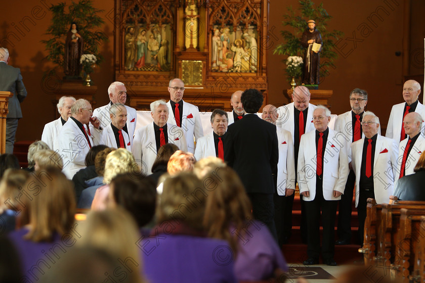 Feis04022018Sun58 
 58~60
Polyphonics Chorus conducted by Patrick Dalton.
 Holy Trinity Capuchin Church Adult Choirs Class: 78: “The Lynch Memorial Perpetual Cup” Adult Vocal Choirs Two Contrasting Songs Feis Maitiú 92nd Festival held in Fr. Matthew Hall. EEjob 02/02/2018 Picture: Gerard Bonus.