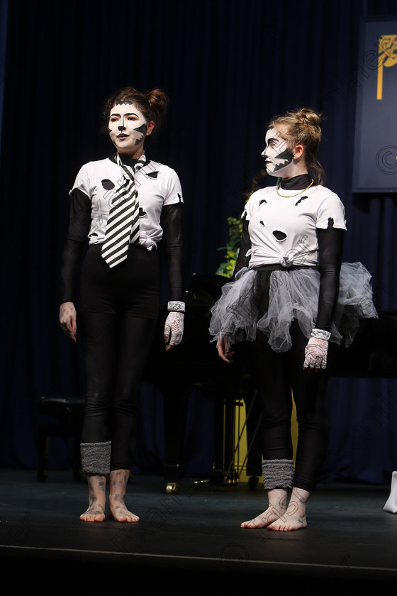 Feis15032018Thu22 
 22~24
Bronze medallists, 2nd place forPerformers Lily O’Connell and Molly O’Mahony from Blarney Street and Togher performing “Mongo Jerry and Rumple Teaser” from Cats.
 Speech and Drama Class: 336: “The Trevor Ryan Perpetual Cup” Musical Drama Duo18 Years and Under Feis Maitiú 92nd Festival held in Fr. Mathew Hall. EEjob 15/03/2018 Picture: Gerard Bonus.