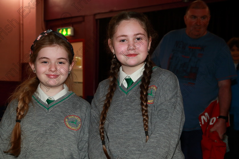 Feis12032020Thur03 
 3
Phebe Trehy and Eve Harris from Gaelscoil an Teaghlaigh Naofa

Class:474: “The Junior Perpetual Cup” 6th Class Choral Speaking

Feis20: Feis Maitiú festival held in Father Mathew Hall: EEjob: 12/03/2020: Picture: Ger Bonus.