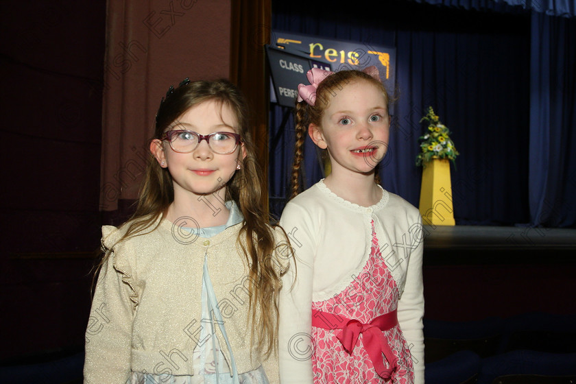 Feis21032018Wed34 
 34
Ruth Ní Chaoimh and Aoibhinn Delaney from Glanmire.
 Labhairt na Filíocht agus Míreanna Drámaíochta Class: 517: “Corn Helen” Bhéarslabhairt 7 Bliana D’Aois Nó Faoina –Roinn 1 Feis Maitiú 92nd Festival held in Fr. Mathew Hall. EEjob 21/03/2018 Picture: Gerard Bonus.