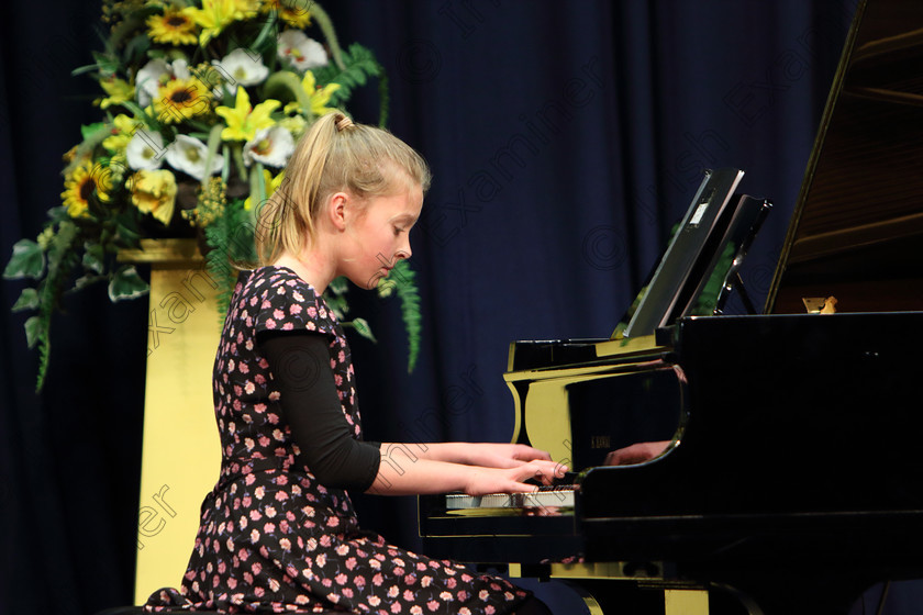 Feis31012019Thur20 
 20
Ellen Crowley performing set piece.

Class: 164: Piano Solo 14 Years and Under (a) Schezo in B Flat D.593 No.1 (b) Contrasting piece of own choice not to exceed 3 minutes.

Feis Maitiú 93rd Festival held in Fr. Matthew Hall. EEjob 31/01/2019. Picture: Gerard Bonus
